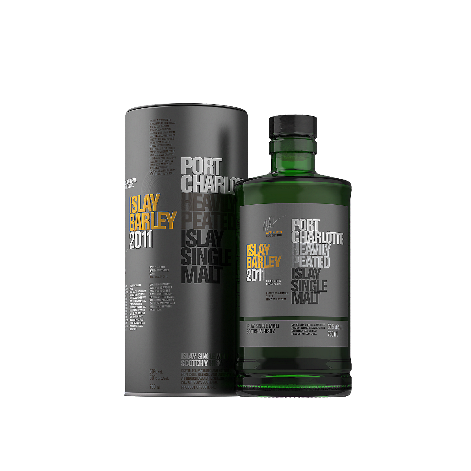 Port Charlotte Single Malt Scotch Heavily Peated Islay Barley 2012 6 Yr 100 750ml