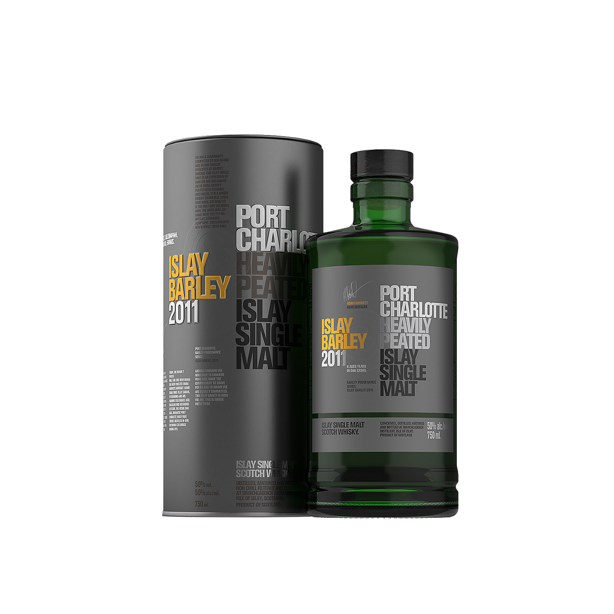 Port Charlotte Single Malt Scotch Heavily Peated Islay Barley 2012 6 Yr 100 750ml