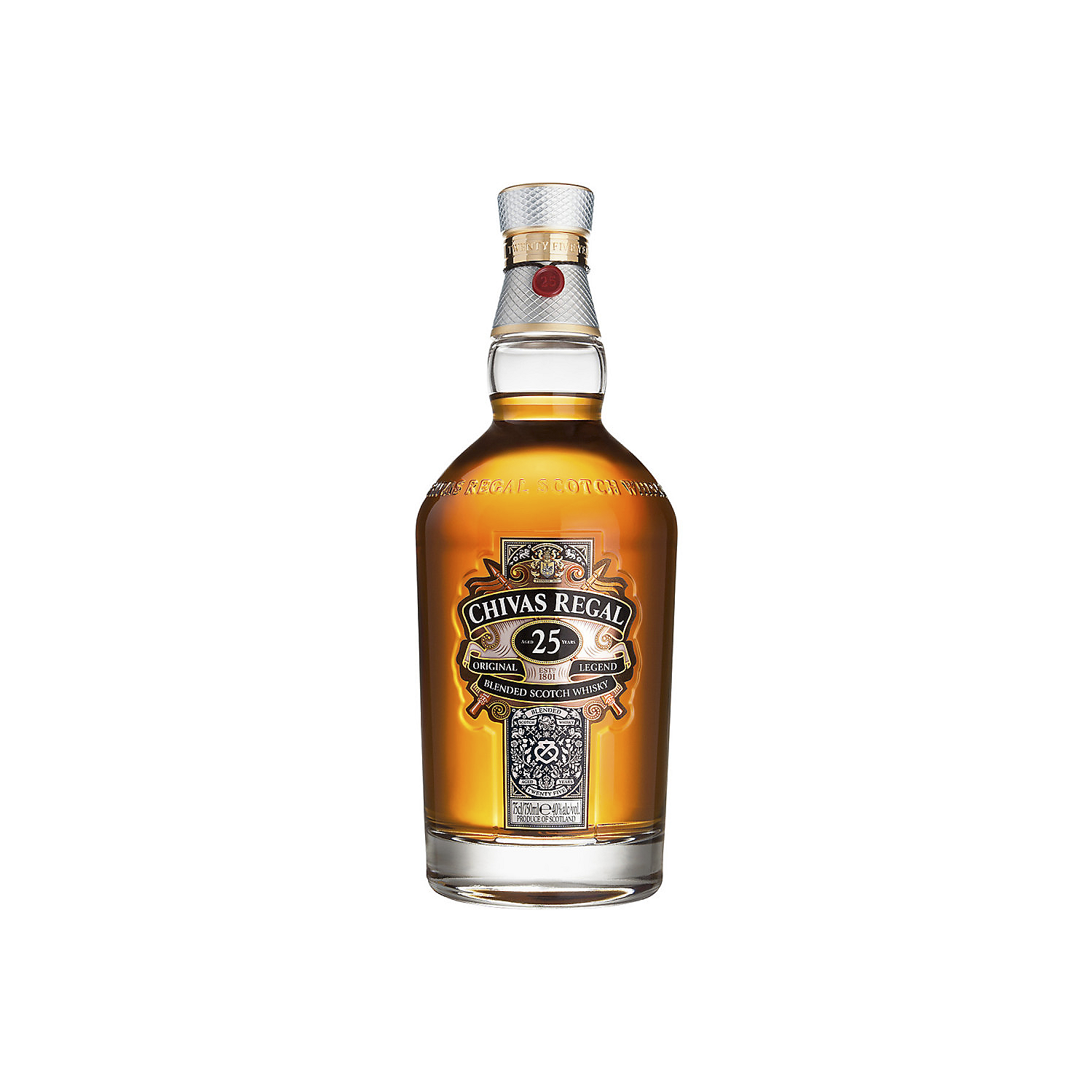 Chivas Regal Blended Scotch Original 25 Yr 80 With Carton 750ml