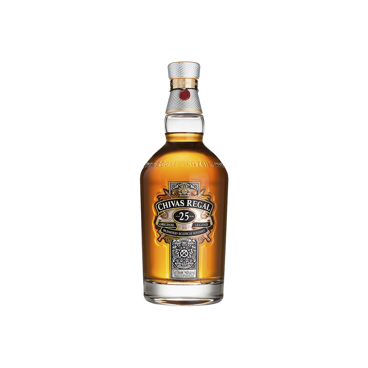 Chivas Regal Blended Scotch Original 25 Yr 80 With Carton 750ml