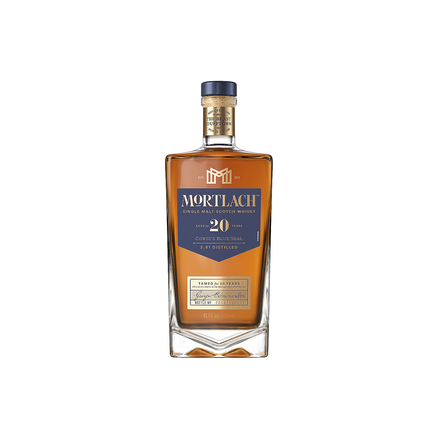 Mortlach Single Malt Scotch Cowie'S Blue Seal 20 Yr 86.8 750ml