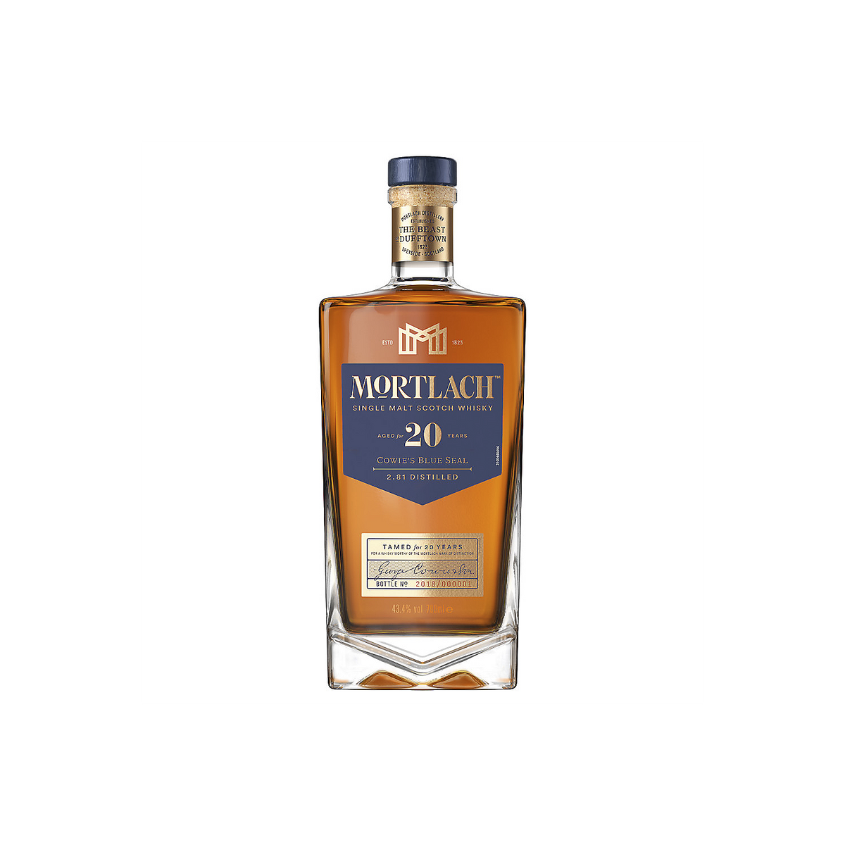 Mortlach Single Malt Scotch Cowie'S Blue Seal 20 Yr 86.8 750ml