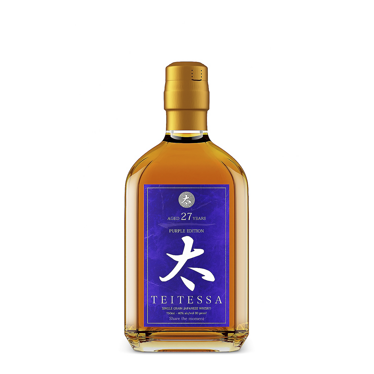 Teitessa Single Grain Japanese Whisky Purple Edition 27 Yr 80 750ml