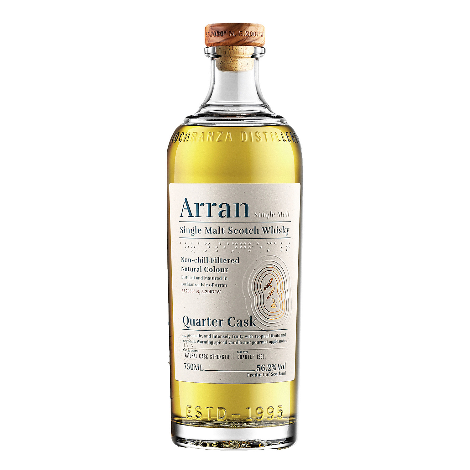 The Arran Malt Single Malt Scotch Quarter Cask 112.4 750ml