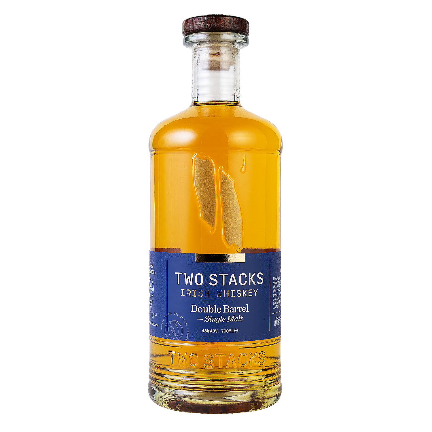 Two Stacks Single Malt Irish Whiskey Double Barrel 86 700ml