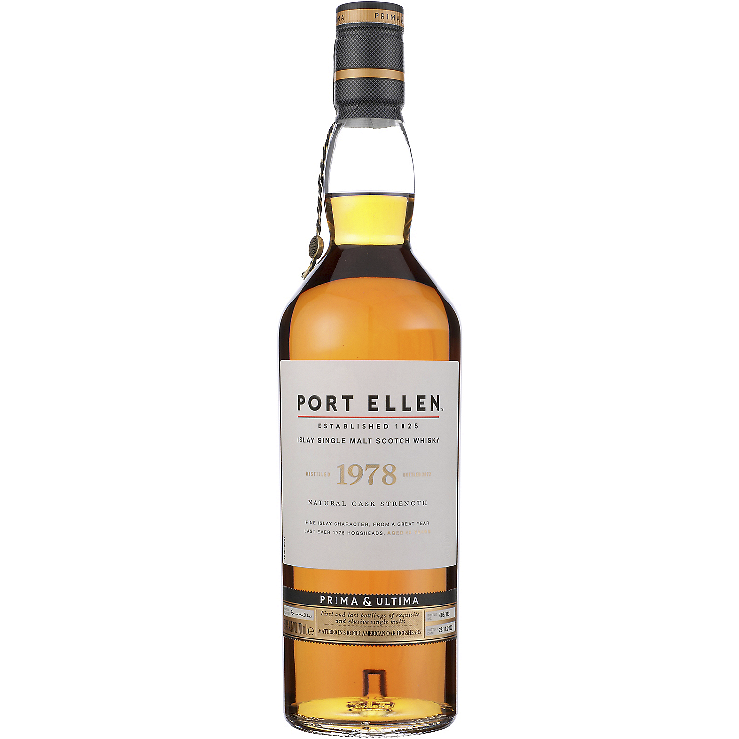 Port Ellen Single Malt Scotch Natural Cask Strength 1978 Prima Ultima 43 Yr 106.8 700ml