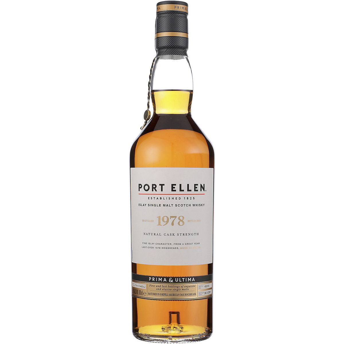 Port Ellen Single Malt Scotch Natural Cask Strength 1978 Prima Ultima 43 Yr 106.8 700ml