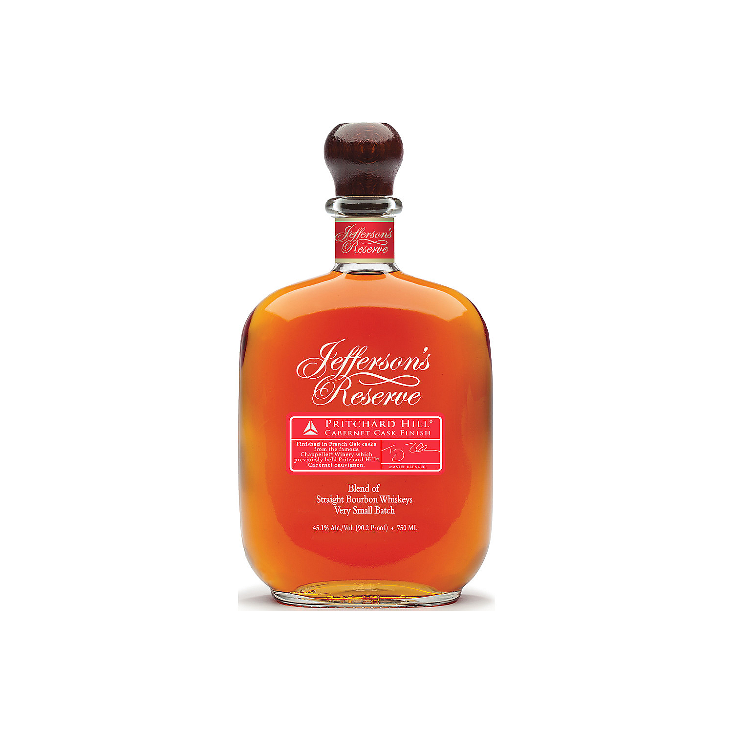 Jefferson'S Straight Bourbon Reserve Pritchard Hill Cabernet Cask Finish 90.2 750ml