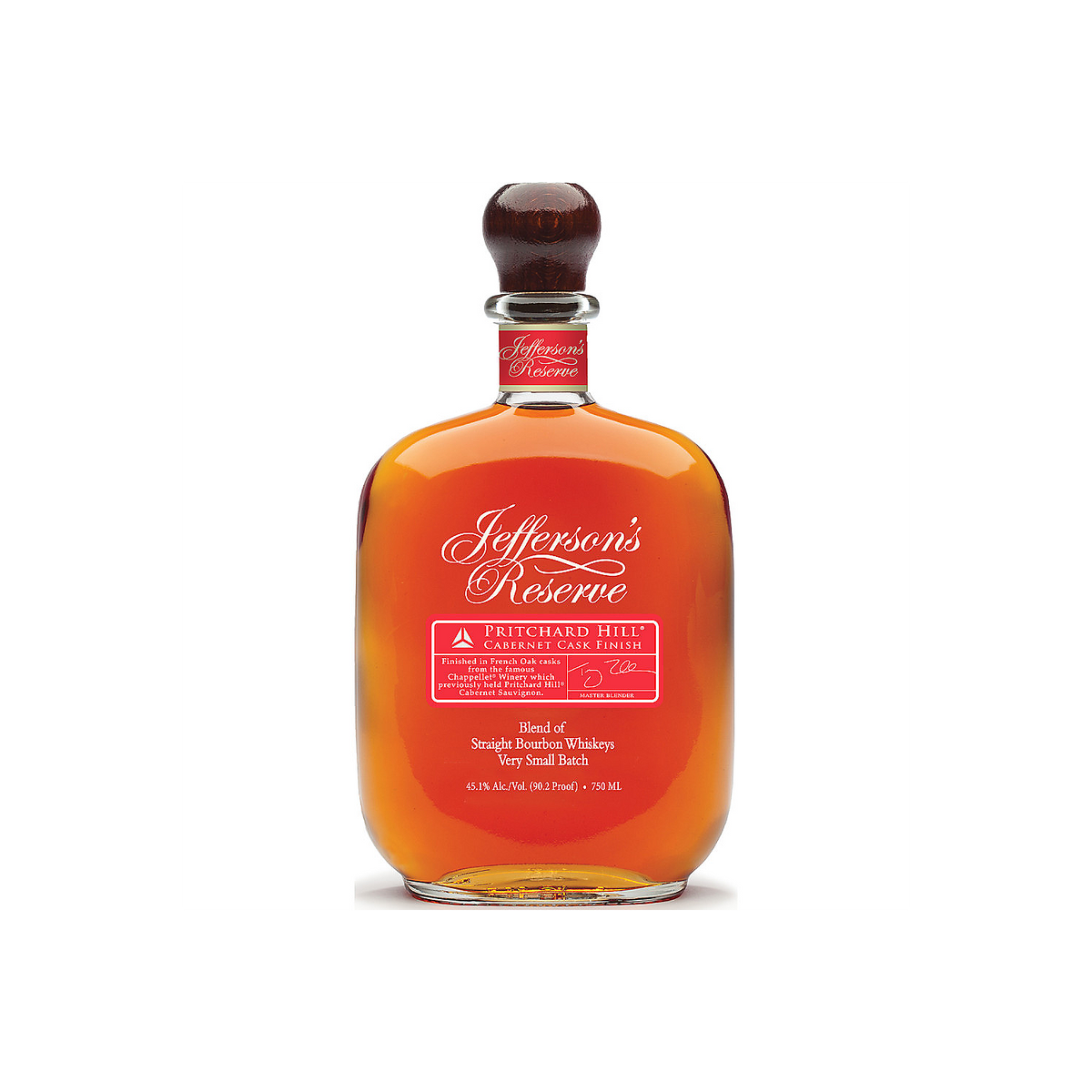 Jefferson'S Straight Bourbon Reserve Pritchard Hill Cabernet Cask Finish 90.2 750ml