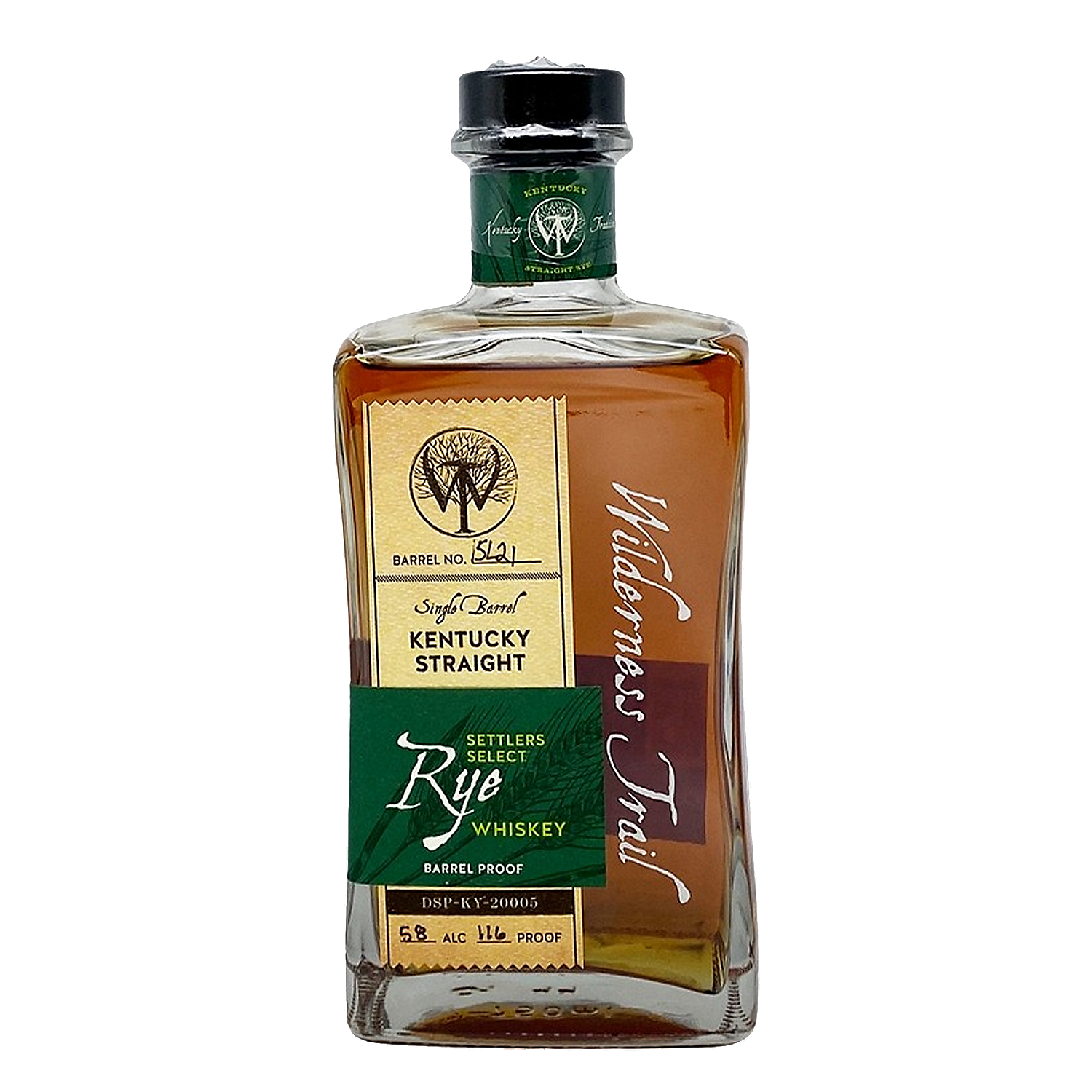 Wilderness Trail Straight Rye Whiskey Small Batch Bottled In Bond Sweet Mash 100 750ml