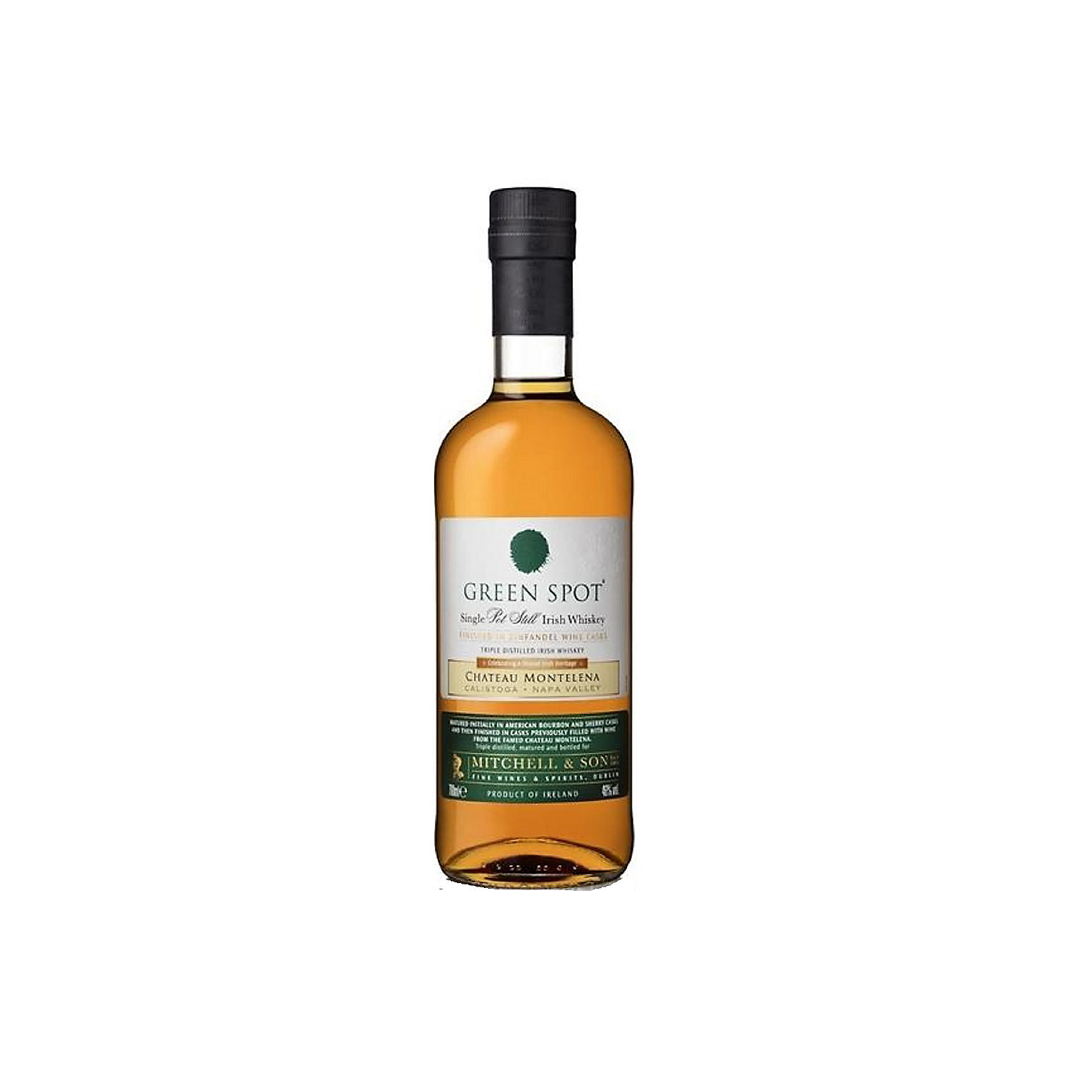 Green Spot Single Pot Still Irish Whiskey Finished In Zinfandel Casks Chateau Montelena 92 750ml