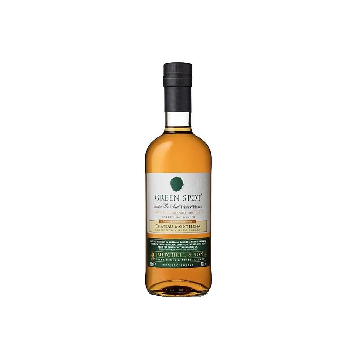 Green Spot Single Pot Still Irish Whiskey Finished In Zinfandel Casks Chateau Montelena 92 750ml