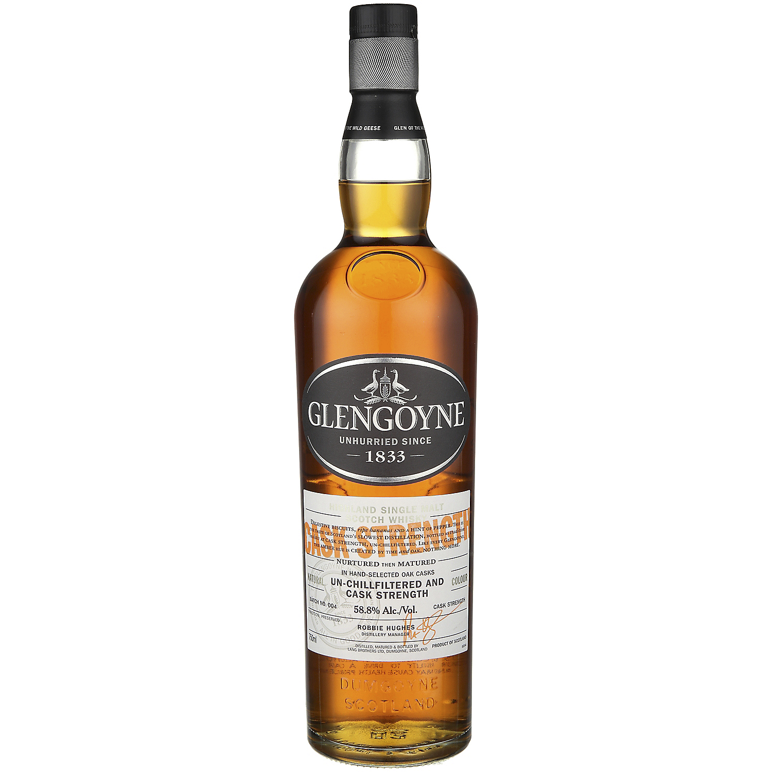 Glengoyne Single Malt Scotch Cask Strength 119.6 750ml