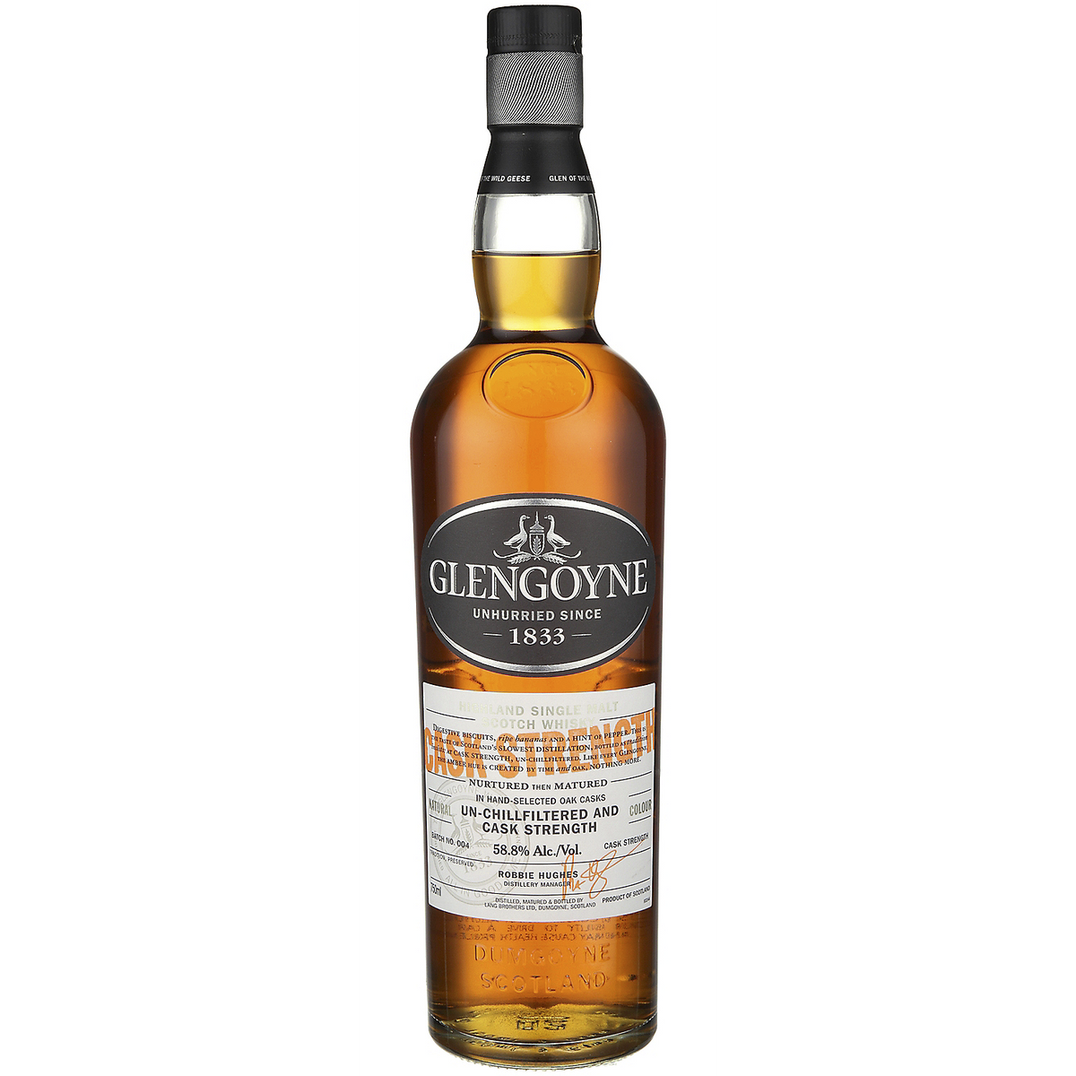 Glengoyne Single Malt Scotch Cask Strength 119.6 750ml