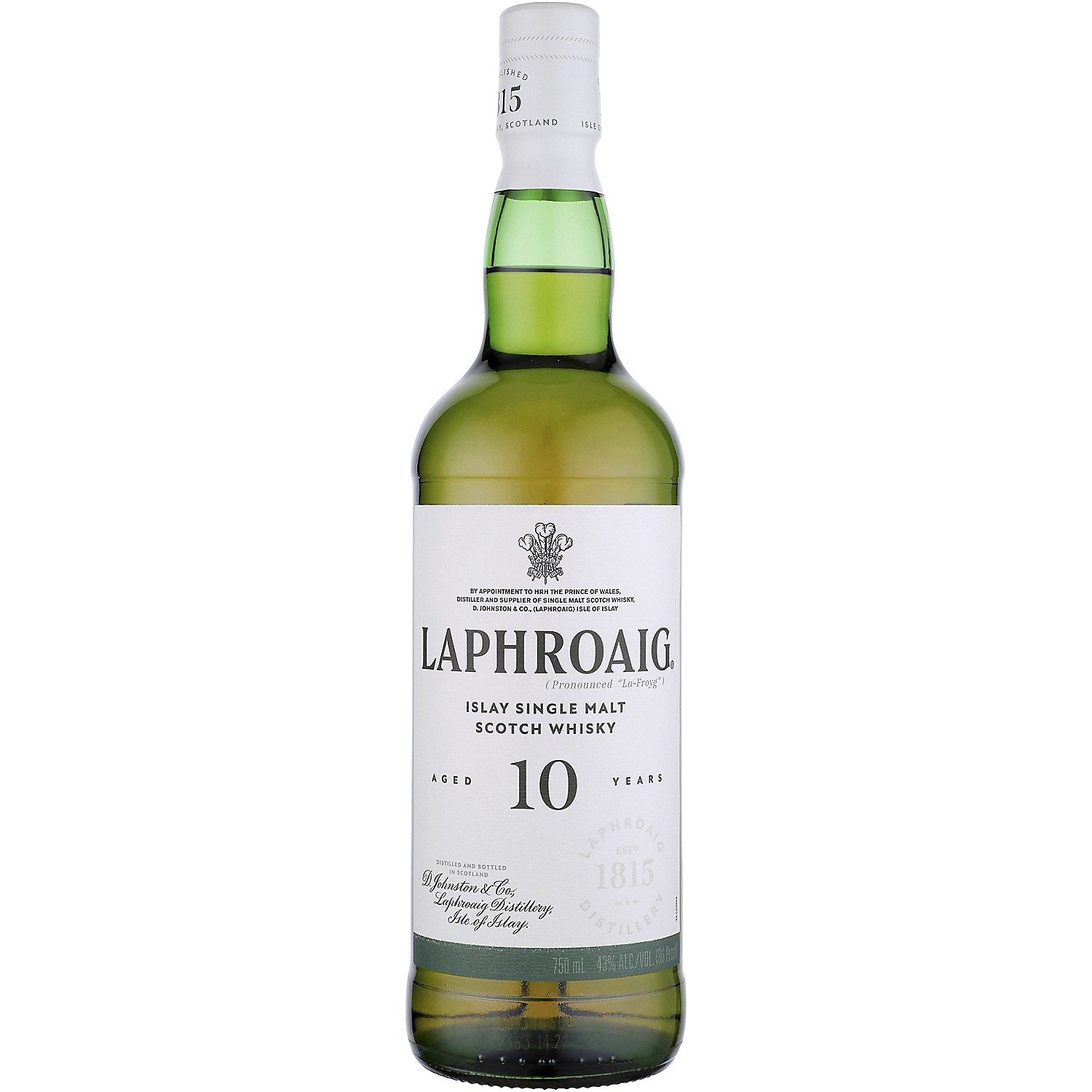 Laphroaig Single Malt Scotch 10 Yr 86 W/ Wellie Boot Tube 750ml