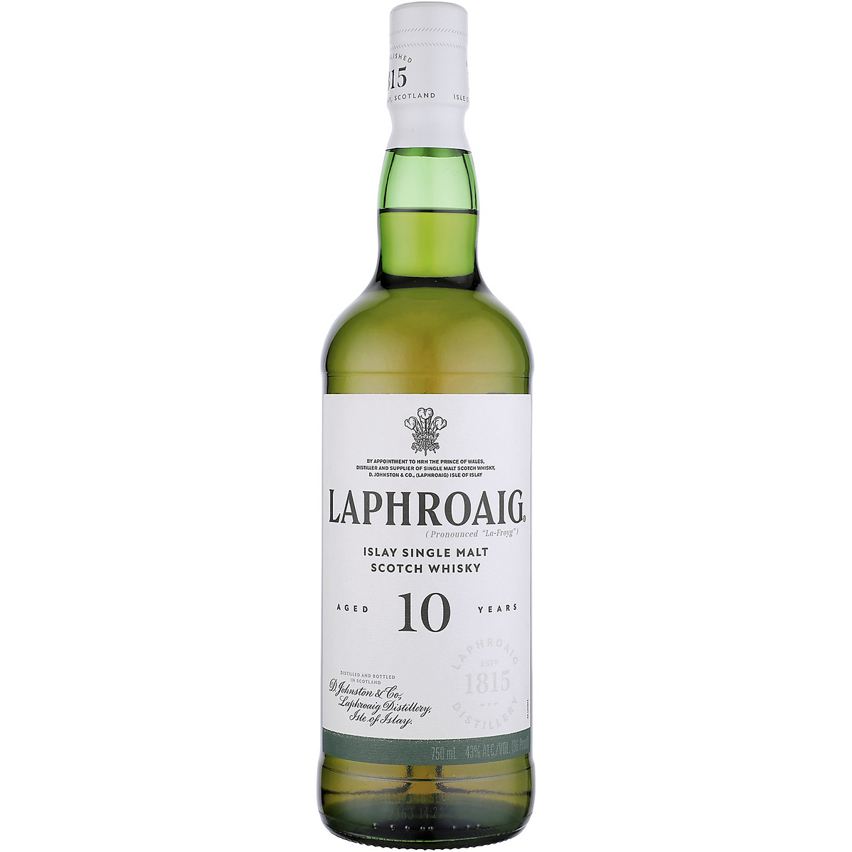 Laphroaig Single Malt Scotch 10 Yr 86 W/ Wellie Boot Tube 750ml