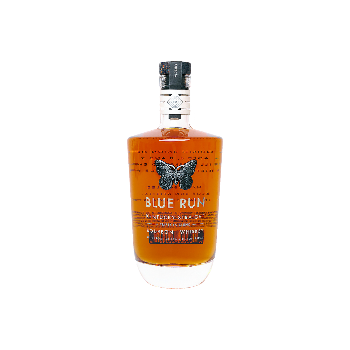 Blue Run Bourbon Lto Trifecta Blend 117.1 750ml