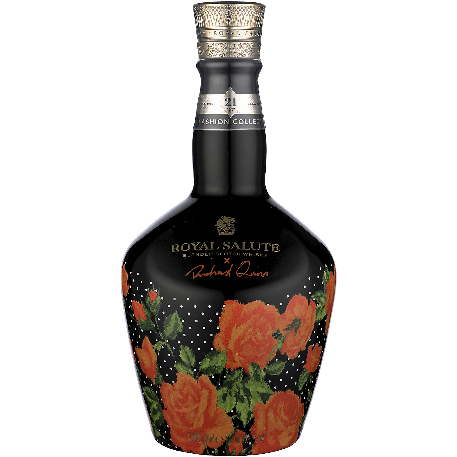 Royal Salute Blended Scotch The Fashion Collection Richard Quinn Orange 21 Yr 80 700ml