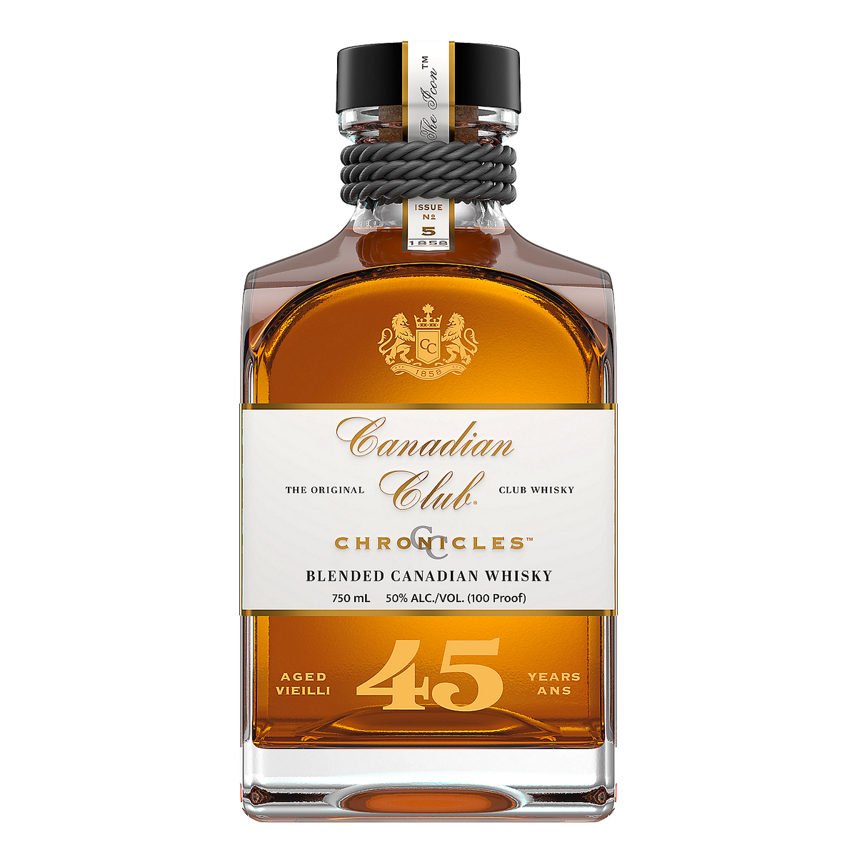 Canadian Club Canadian Whisky Chronicles Issue No. 5 The Icon 45 Yr 100 750ml