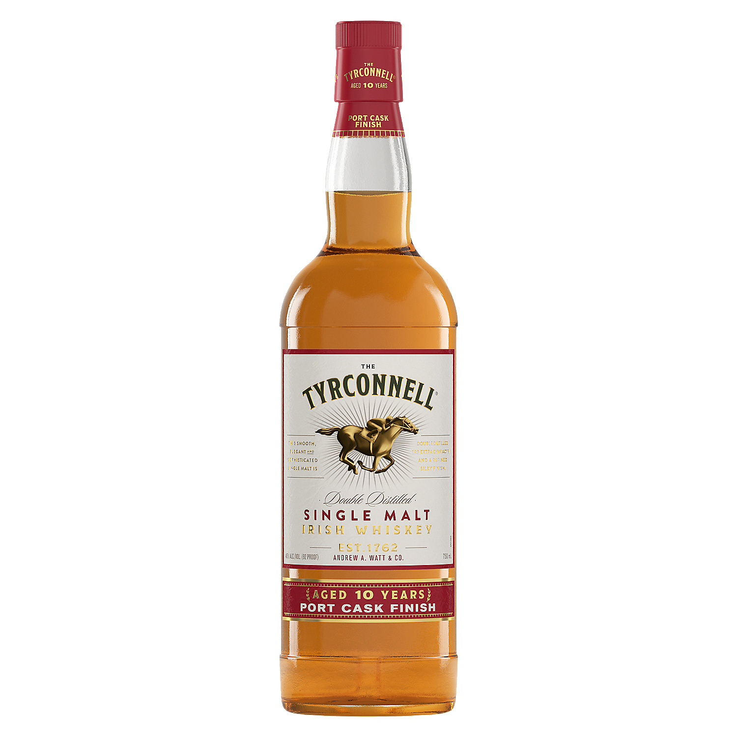 The Tyrconnell Single Malt Irish Whiskey Port Cask Finish 10 Yr 92 750ml