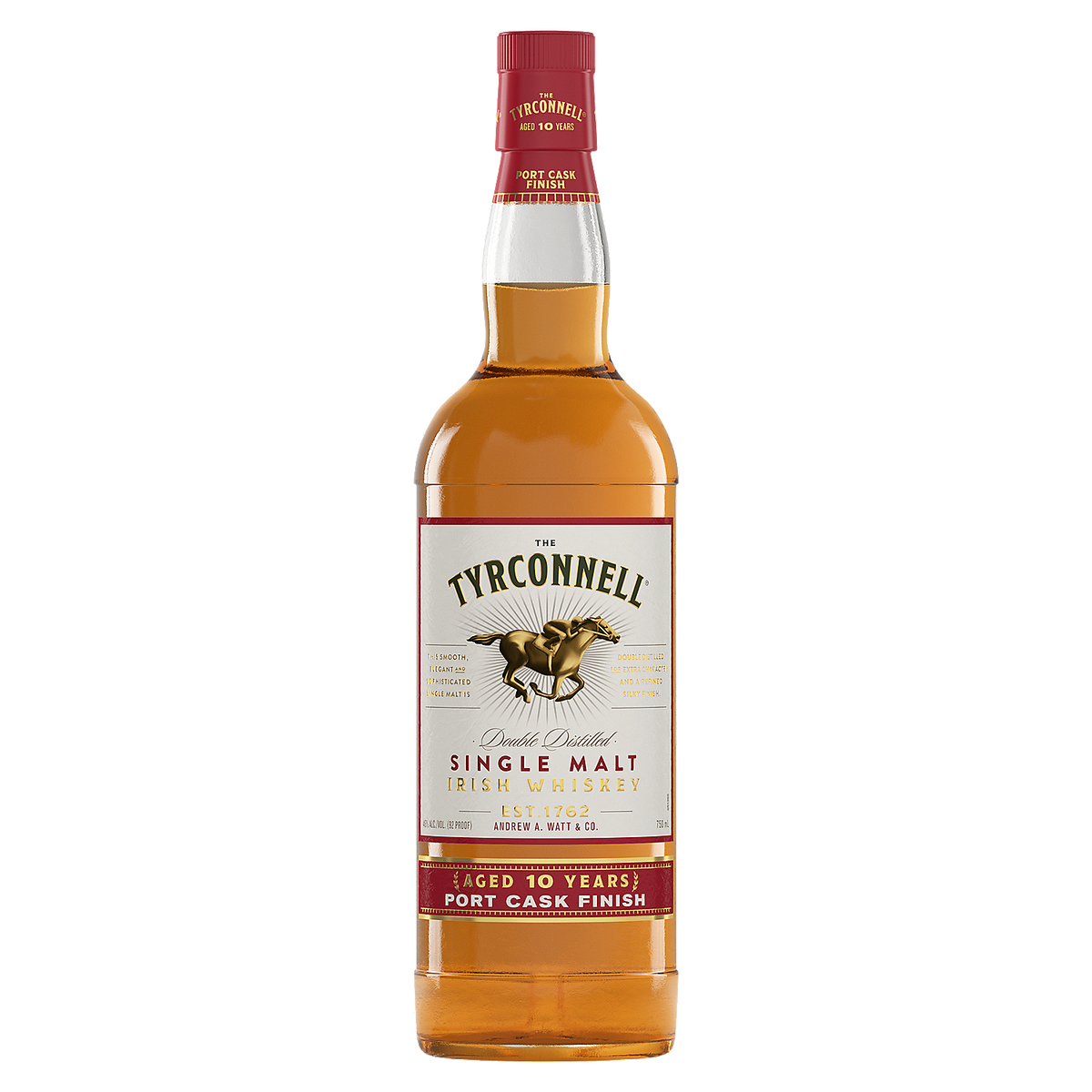 The Tyrconnell Single Malt Irish Whiskey Port Cask Finish 10 Yr 92 750ml