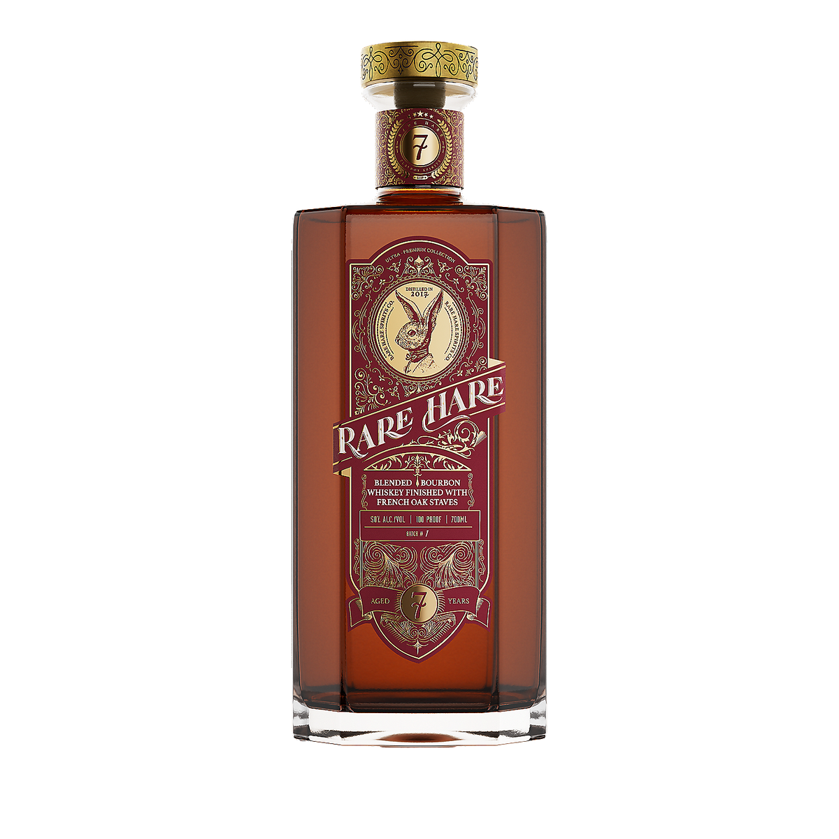 Rare Hare Blended Bourbon Finished With French Oak Staves 7 Yr 100 700ml