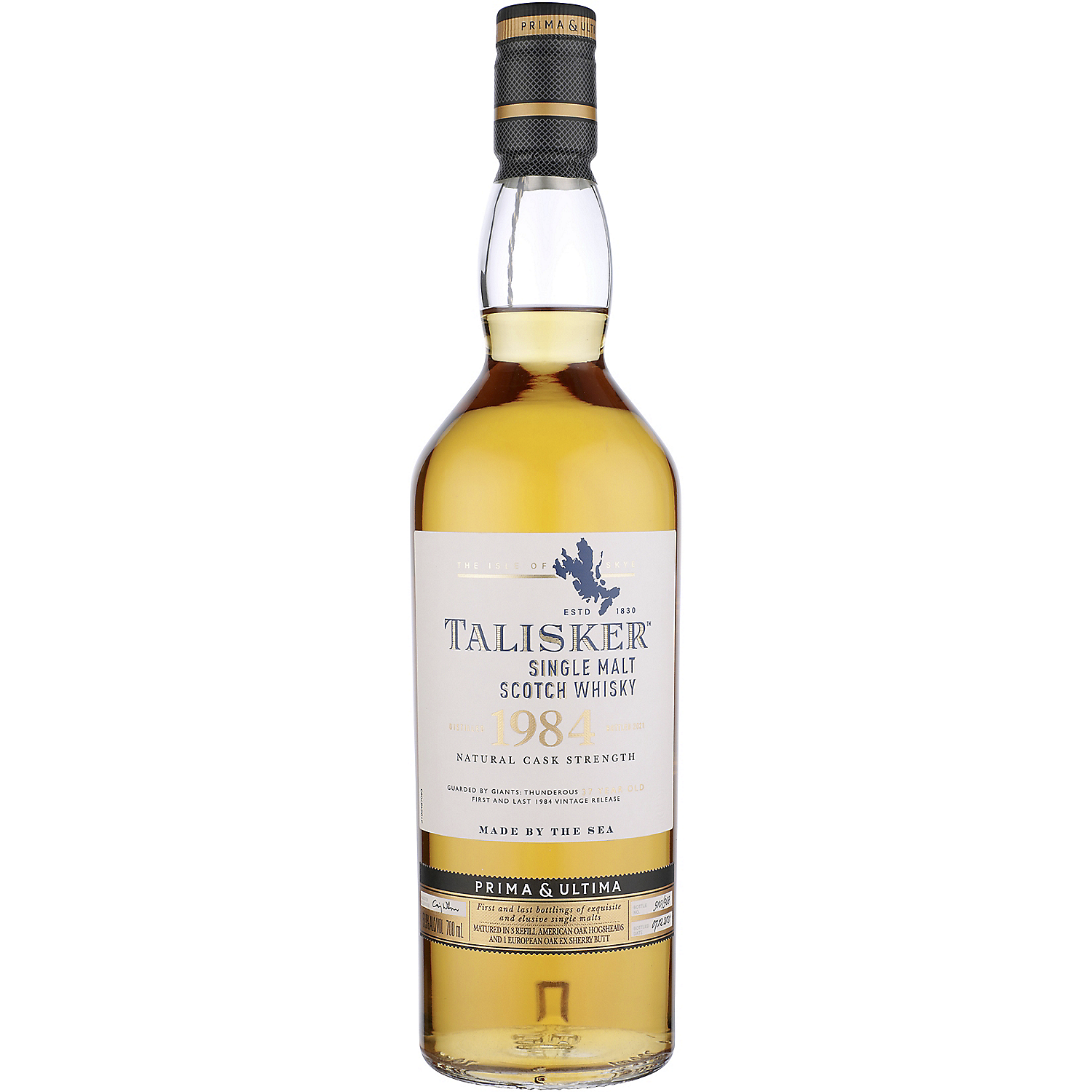 Talisker Single Malt Scotch Natural Cask Strength 37 Yr 103.8 700ml