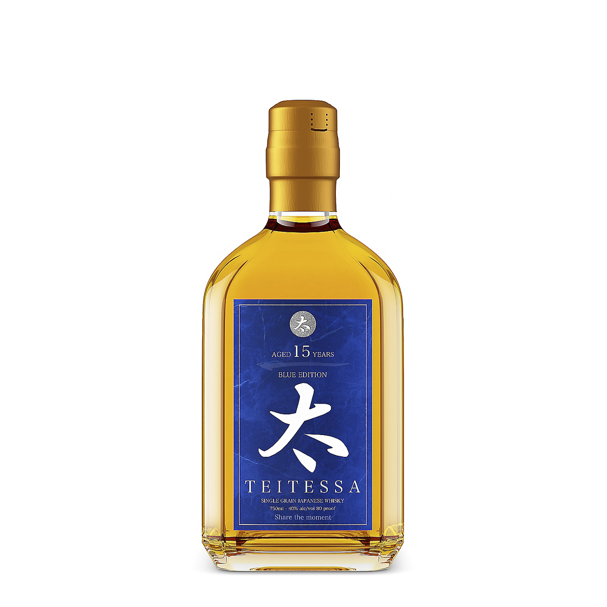 Teitessa Single Grain Japanese Whisky Blue Edition 15 Yr 80 750ml