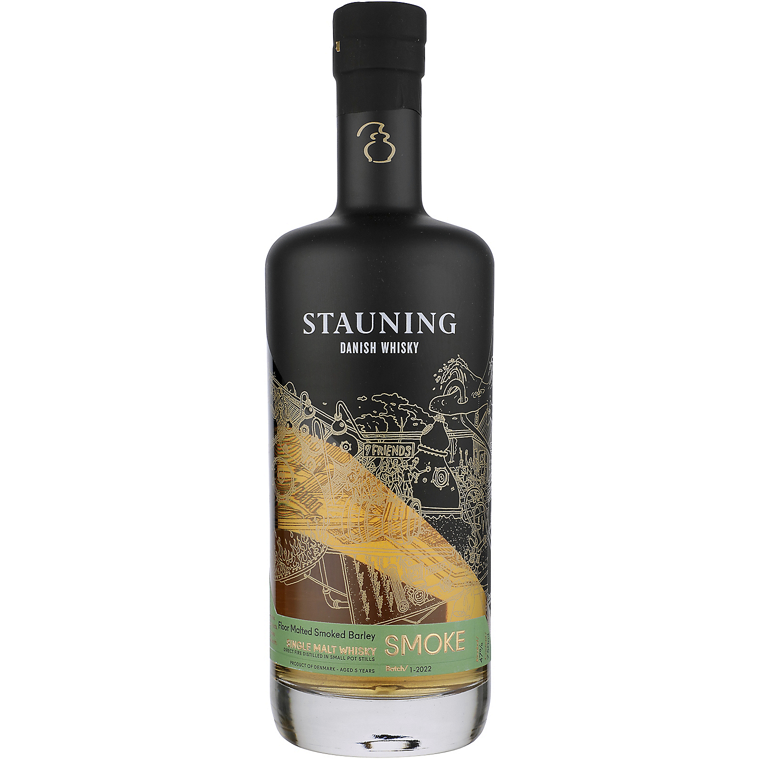 Stauning Single Malt Whisky Smoke 5 Yr 94 750ml