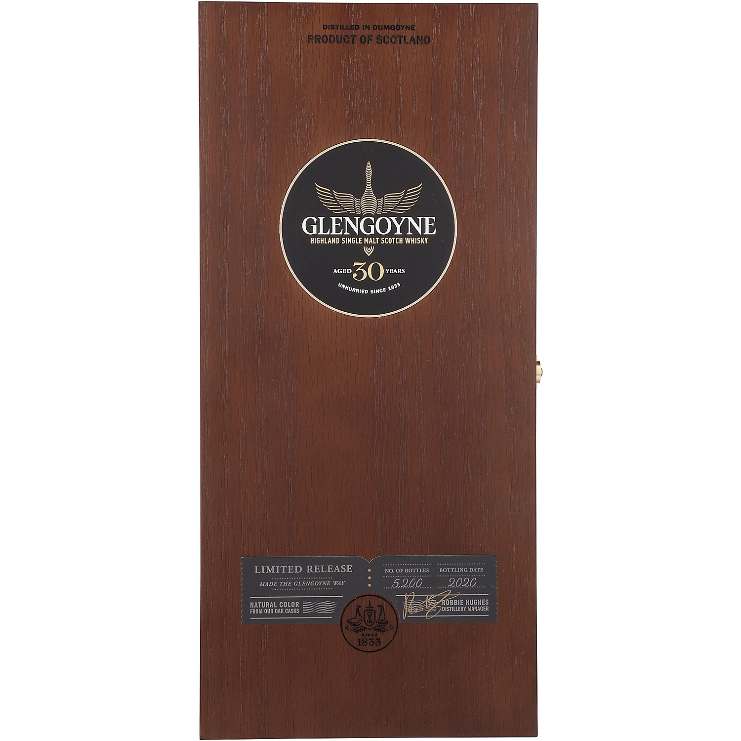 Glengoyne Single Malt Scotch Limited Release 30 Yr 93.6 Wood Box 750ml