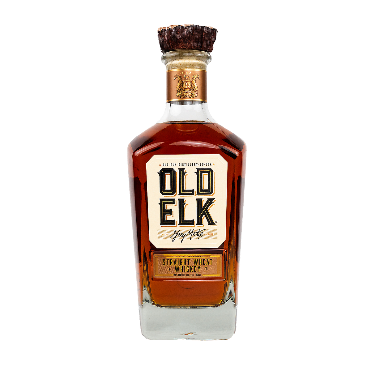 Old Elk Straight Wheat Whiskey 5 Yr 100 750ml