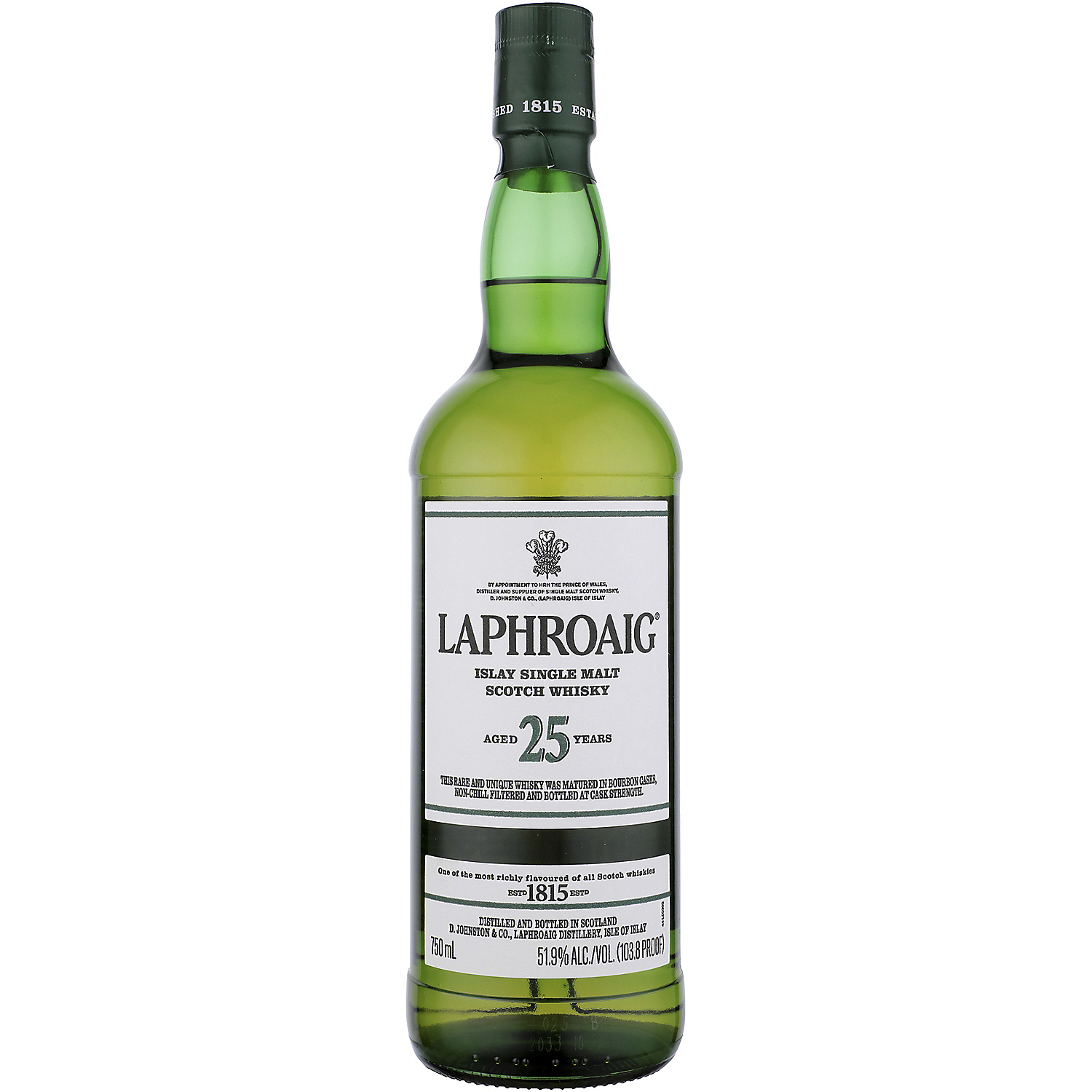 Laphroaig Single Malt Scotch 25 Yr 103.8 750ml