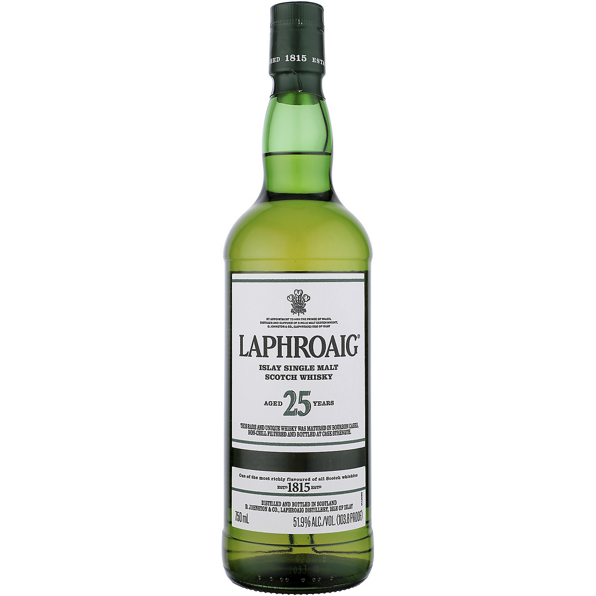 Laphroaig Single Malt Scotch 25 Yr 103.8 750ml