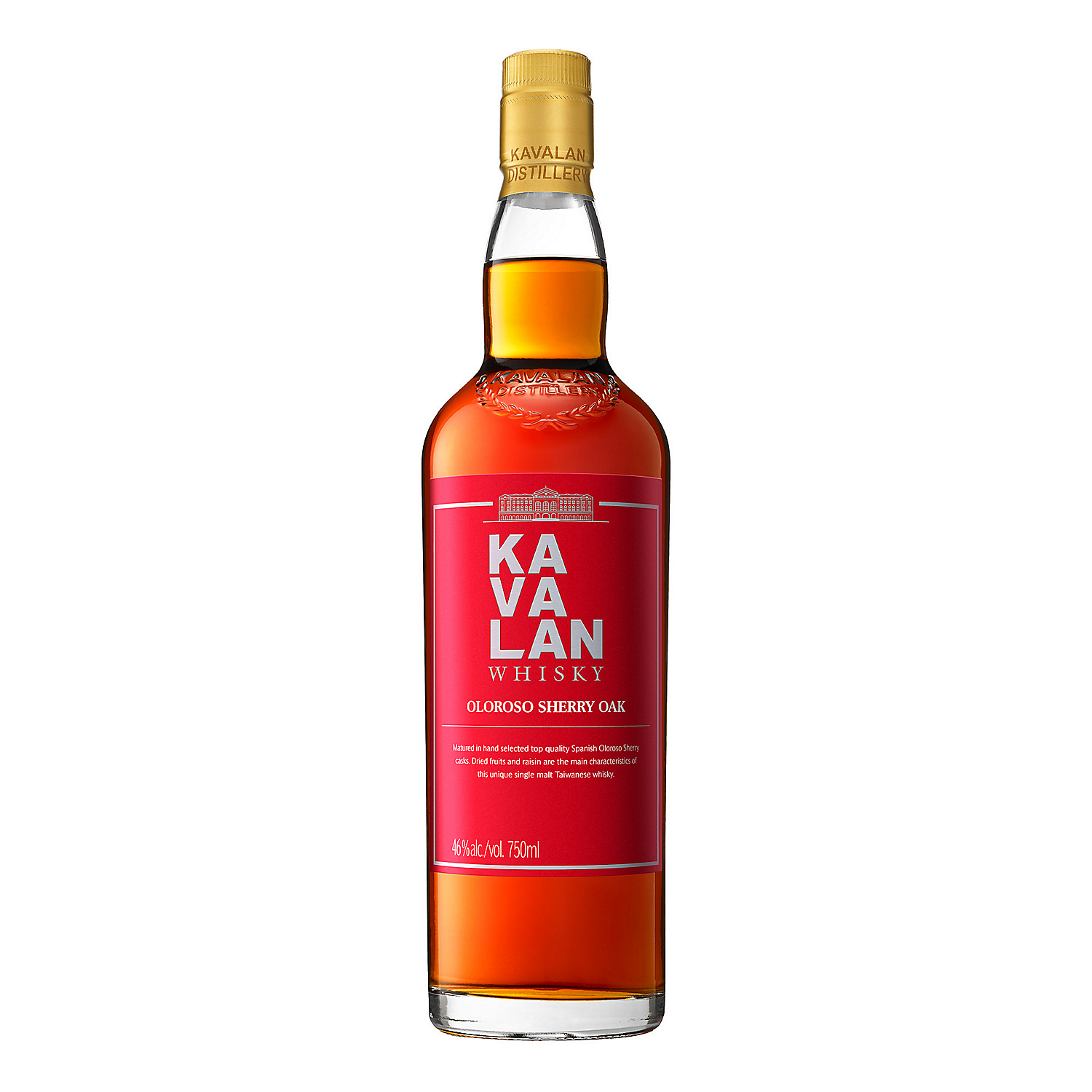 Kavalan Single Malt Whisky Sherry Oak 92 750ml