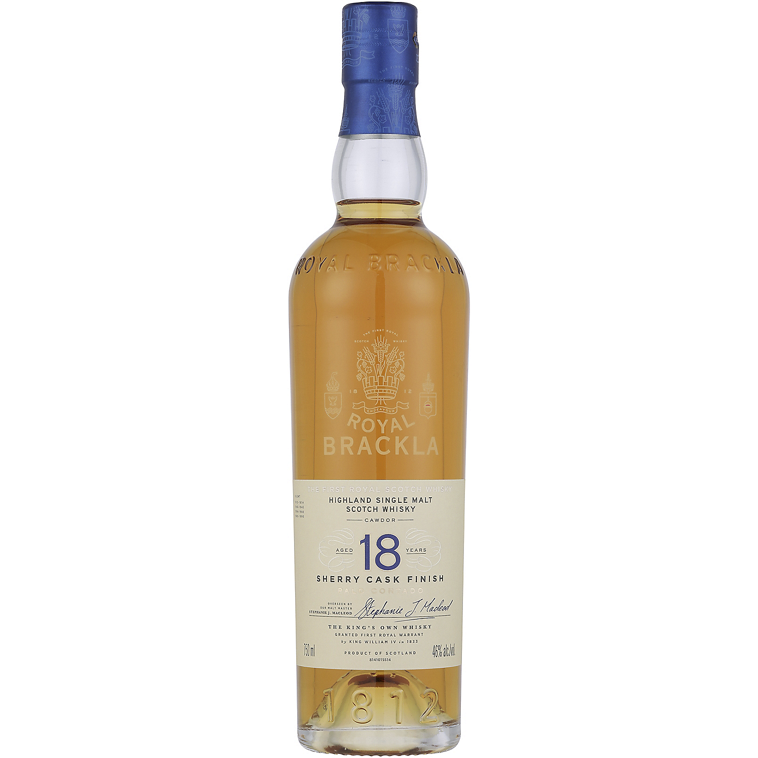 Royal Brackla Single Malt Scotch Cawdor Estate 18 Yr 92 750ml