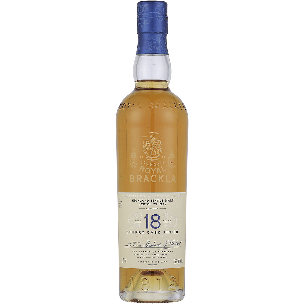 Royal Brackla Single Malt Scotch Cawdor Estate 18 Yr 92 750ml