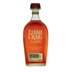 Elijah Craig Straight Rye Whiskey 94 750ml