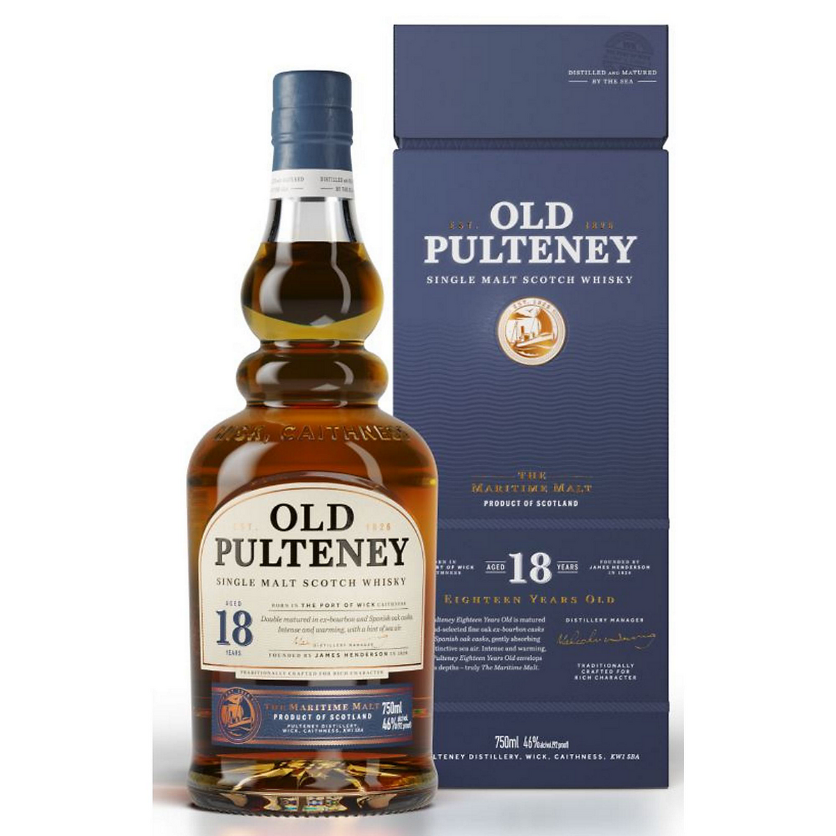 Old Pulteney Single Malt Scotch 18 Yr 92 750ml