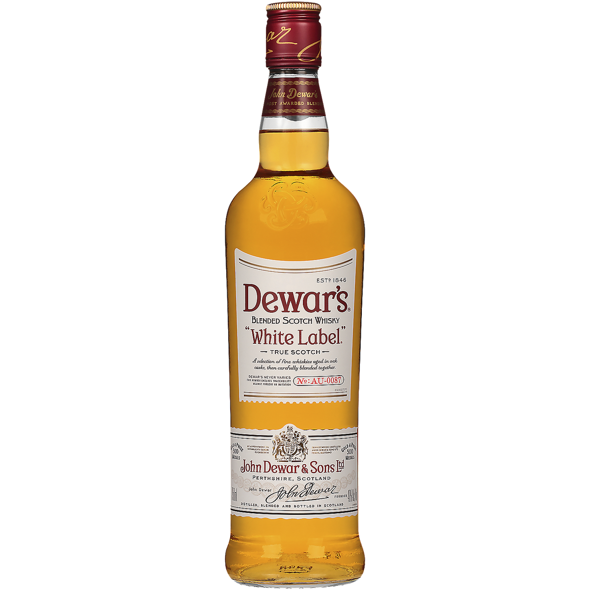 Dewar'S Blended Scotch White Label 80 750ml