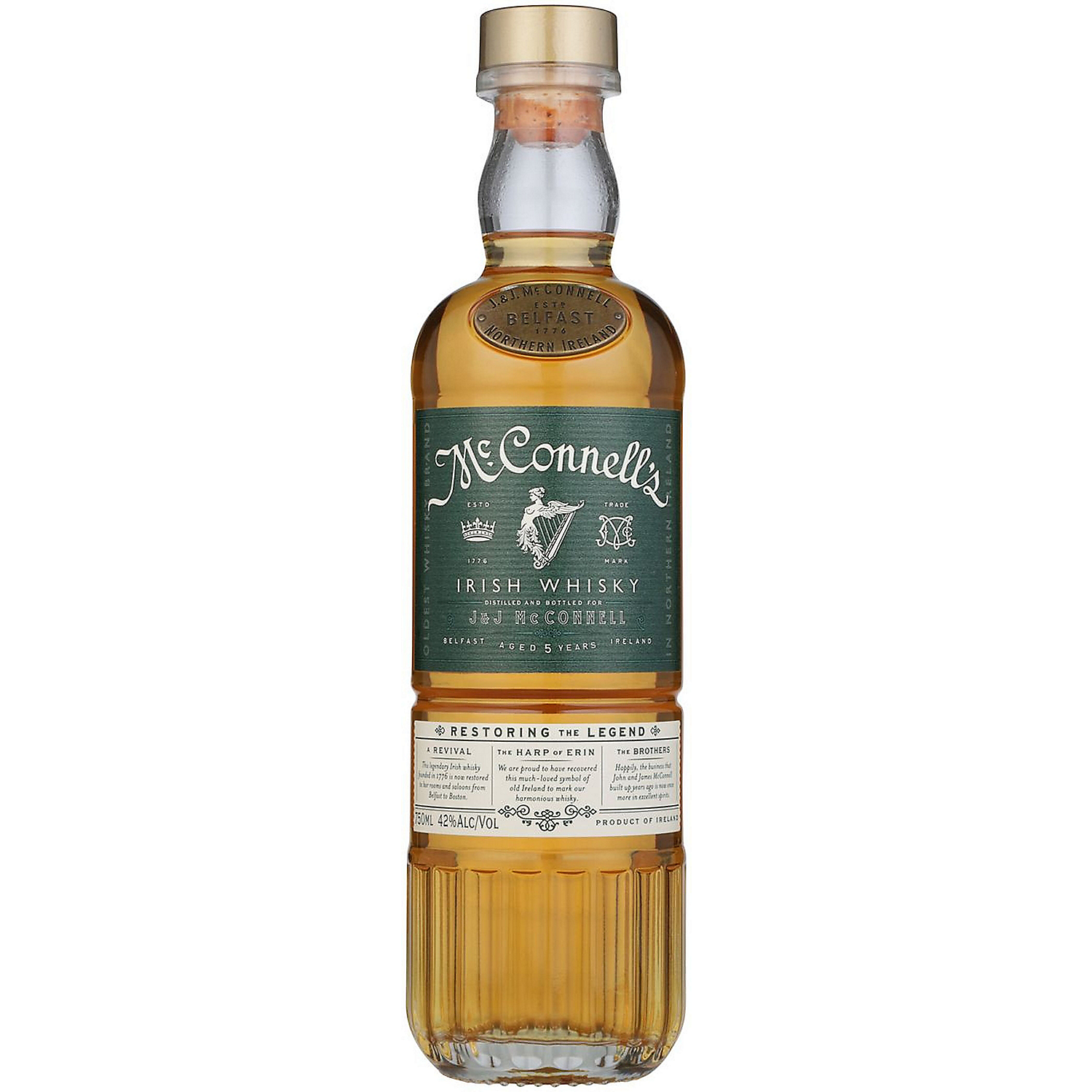 Mcconnell'S Blended Irish Whiskey 5 Yr 84 750ml