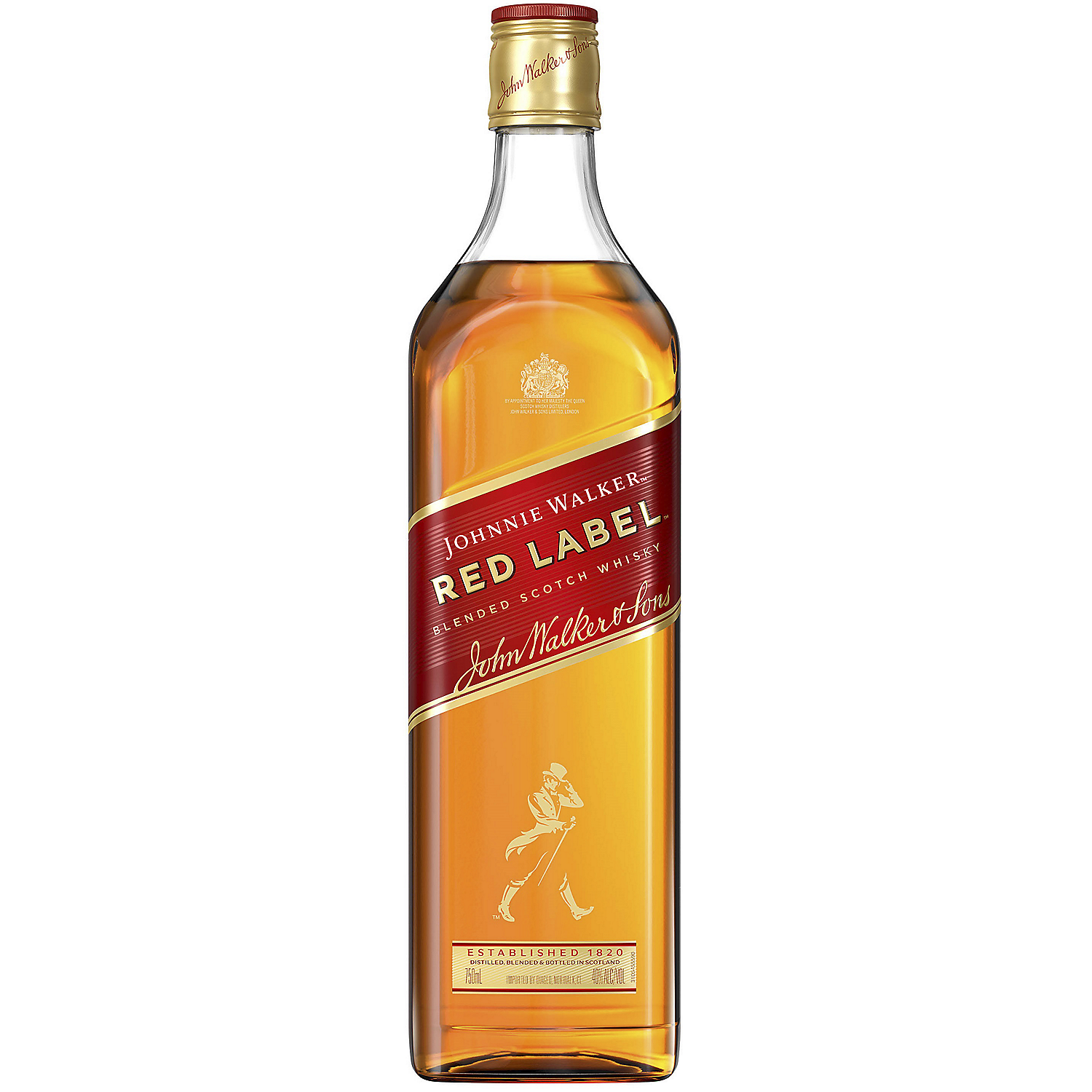 Johnnie Walker Blended Scotch Red Label 80 750ml