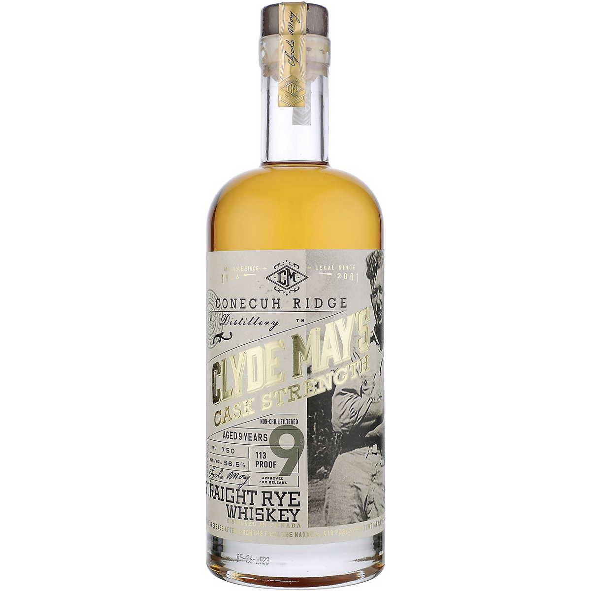 Clyde May'S Canadian Rye Whisky Cask Strength 9 Yr 113 750ml