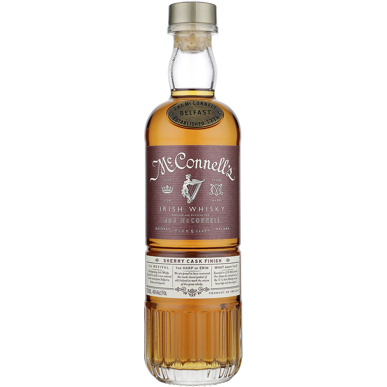 Mcconnell'S Blended Irish Whiskey Sherry Cask Finish 5 Yr 92 750ml