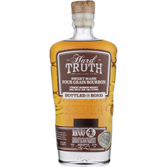 Hard Truth Straight Bourbon Sweet Mash Four Grain Small Batch Bottled In Bond 4 Yr 100 750ml