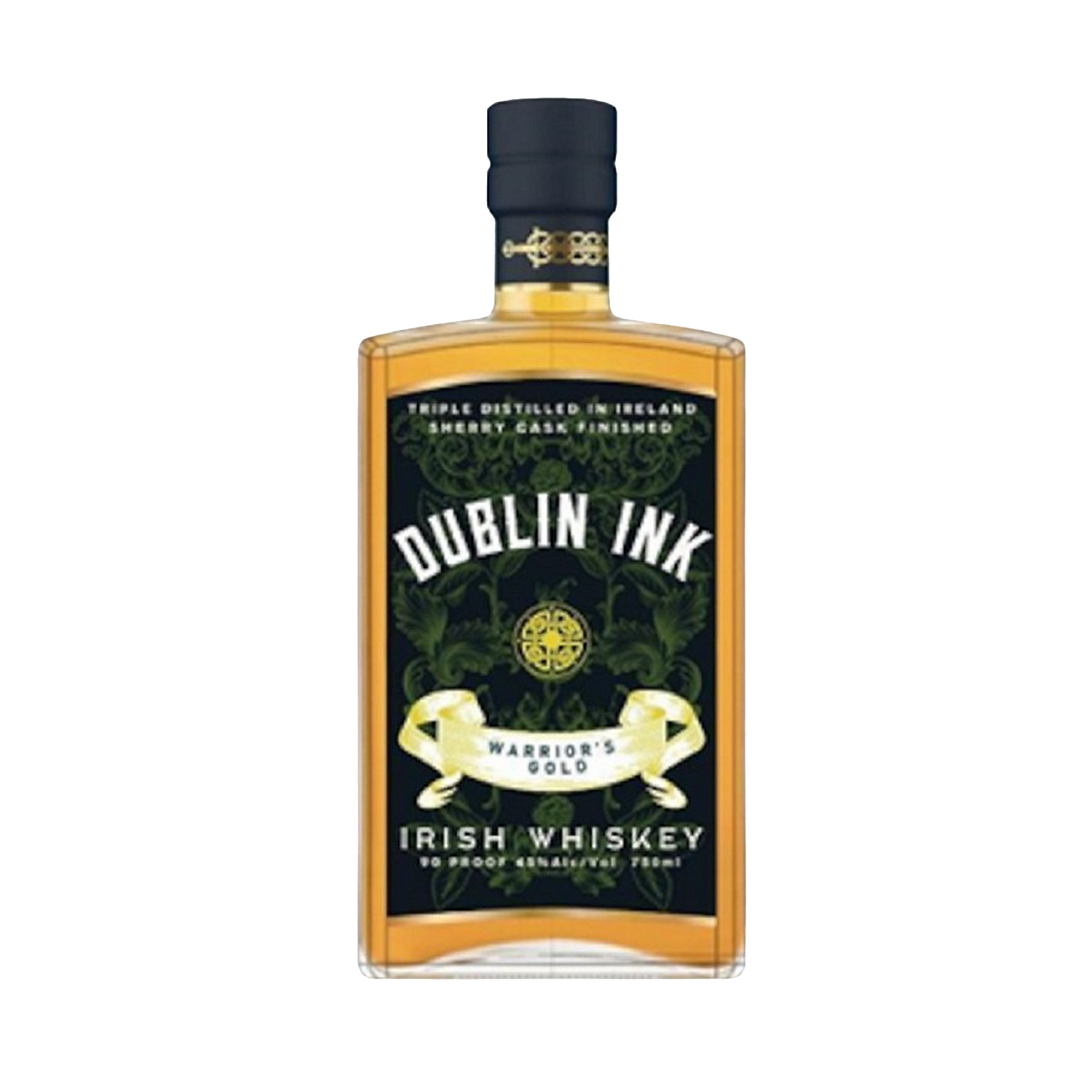 Dublin Ink Irish Whiskey Warrior'S Gold Sherry Cask Finished 90 750ml