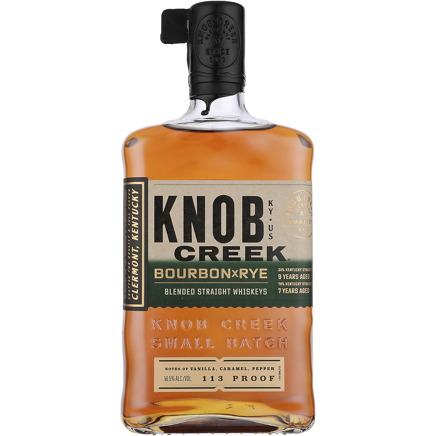 Knob Creek Bourbonxrye Blended American Whiskey 113 750ml