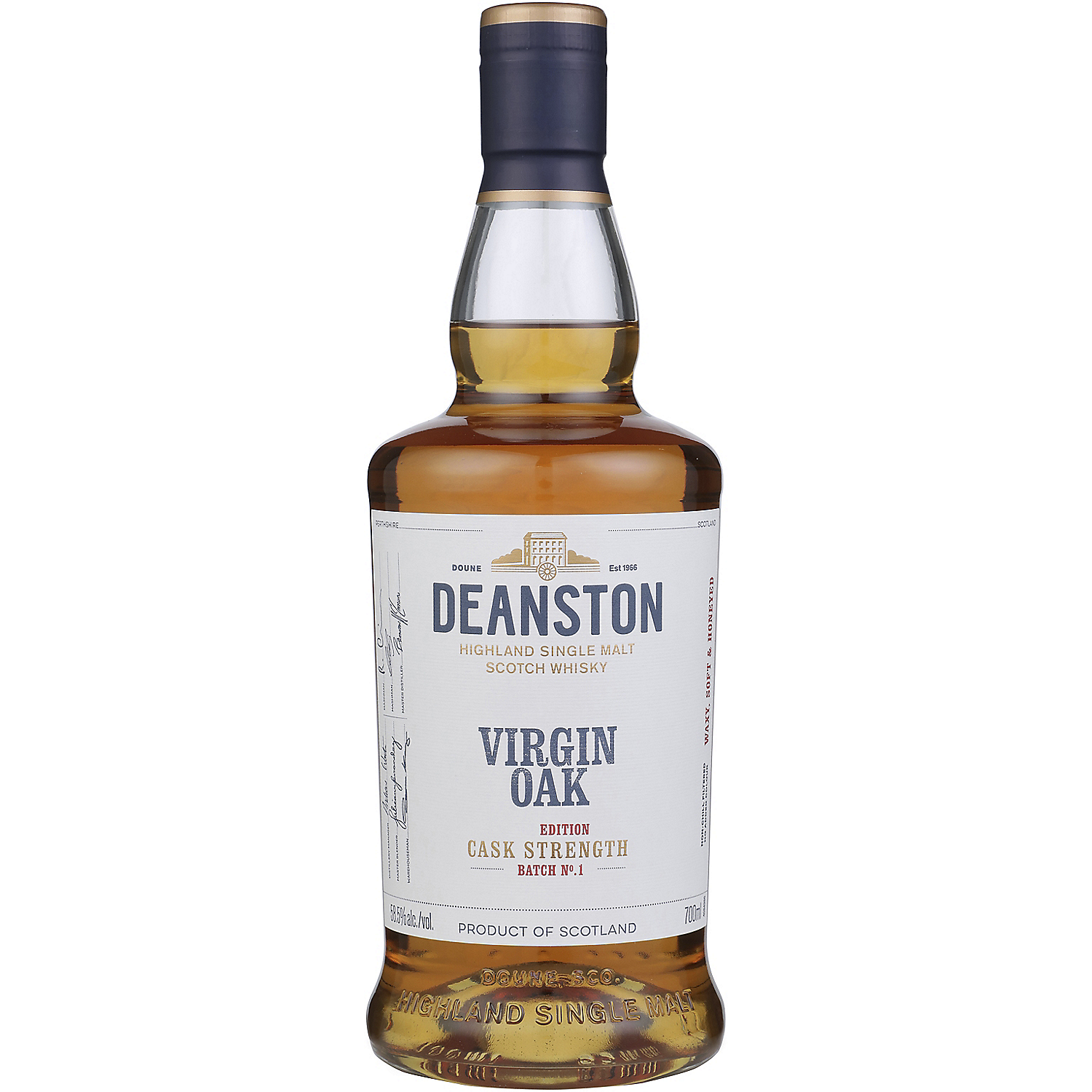 Deanston Single Malt Scotch Cask Strength 2023 Edition Virgin Oak Batch No 1 117 700ml