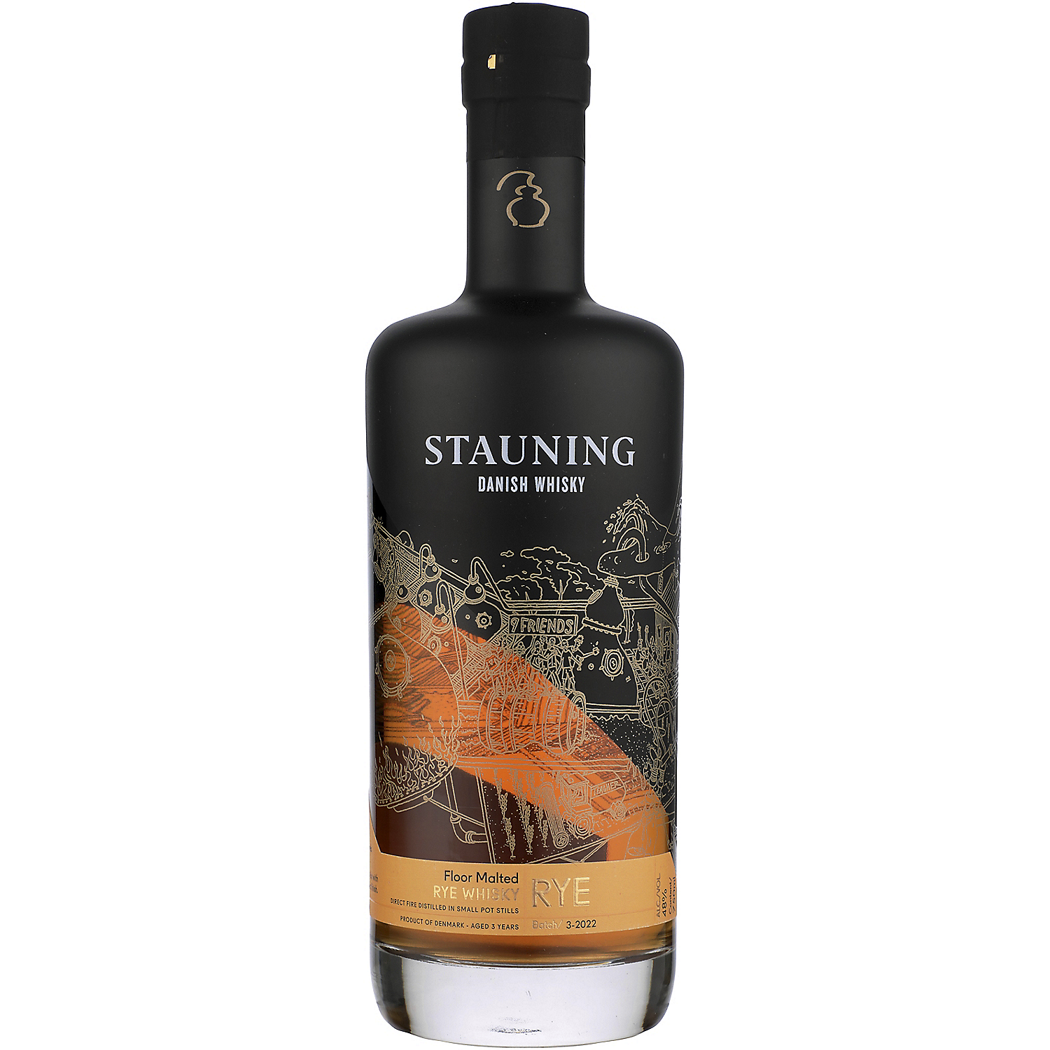 Stauning Whiskey Rye 3 Yr 96 750ml