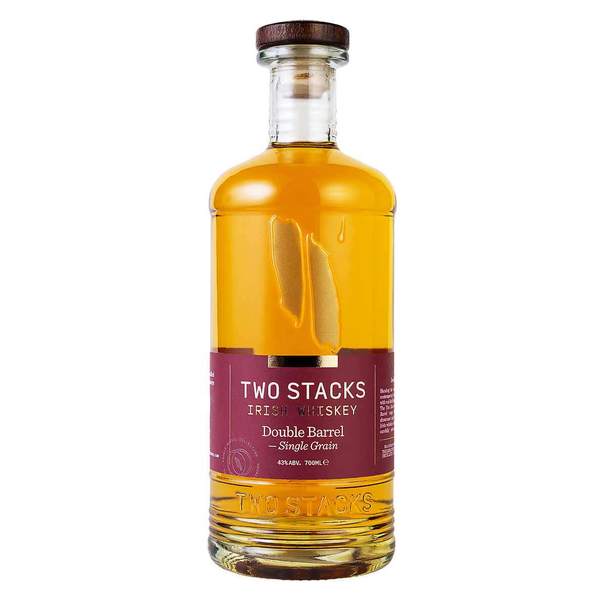 Two Stacks Single Grain Irish Whiskey Double Barrel 86 700ml