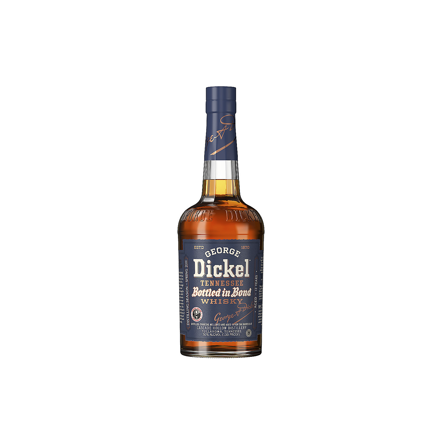 George Dickel Tennessee Whiskey Bottled In Bond 12 Yr 100 750ml